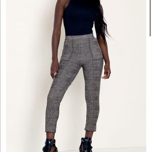 Blackmilk tweed mono cuffed pants